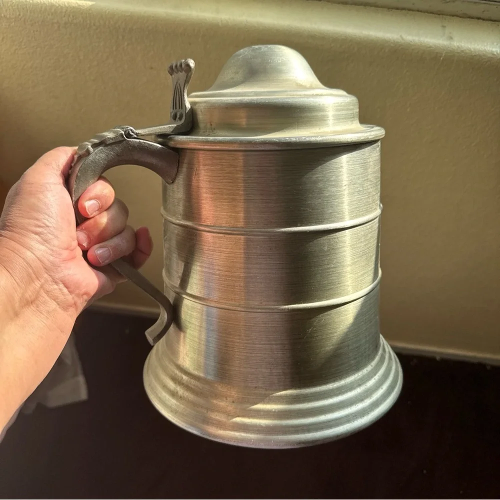 vintage lce bucket pewter look EUC Hong Kong